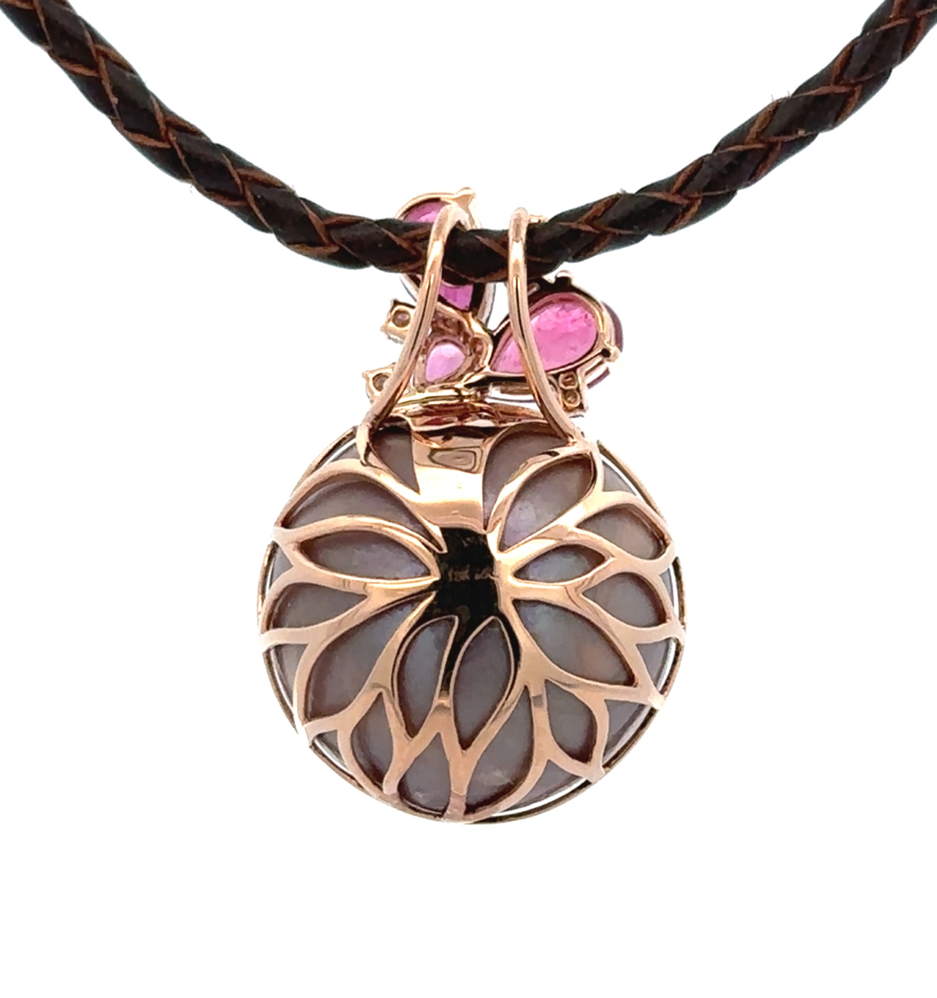 Almost 20 Millimeters Natural Pink Fresh Water Pearl Pendant